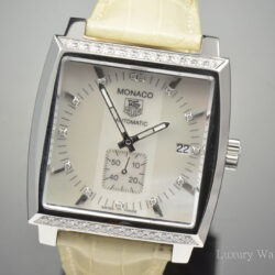 Tag Heuer Monaco Automatic Midsize Watch Model #: ww2114.fc6215