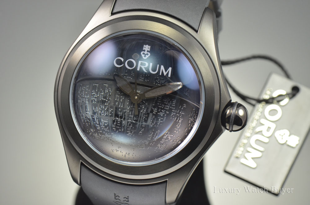 NEW Mens Corum Bubble Limited Edition Solar System Death Star