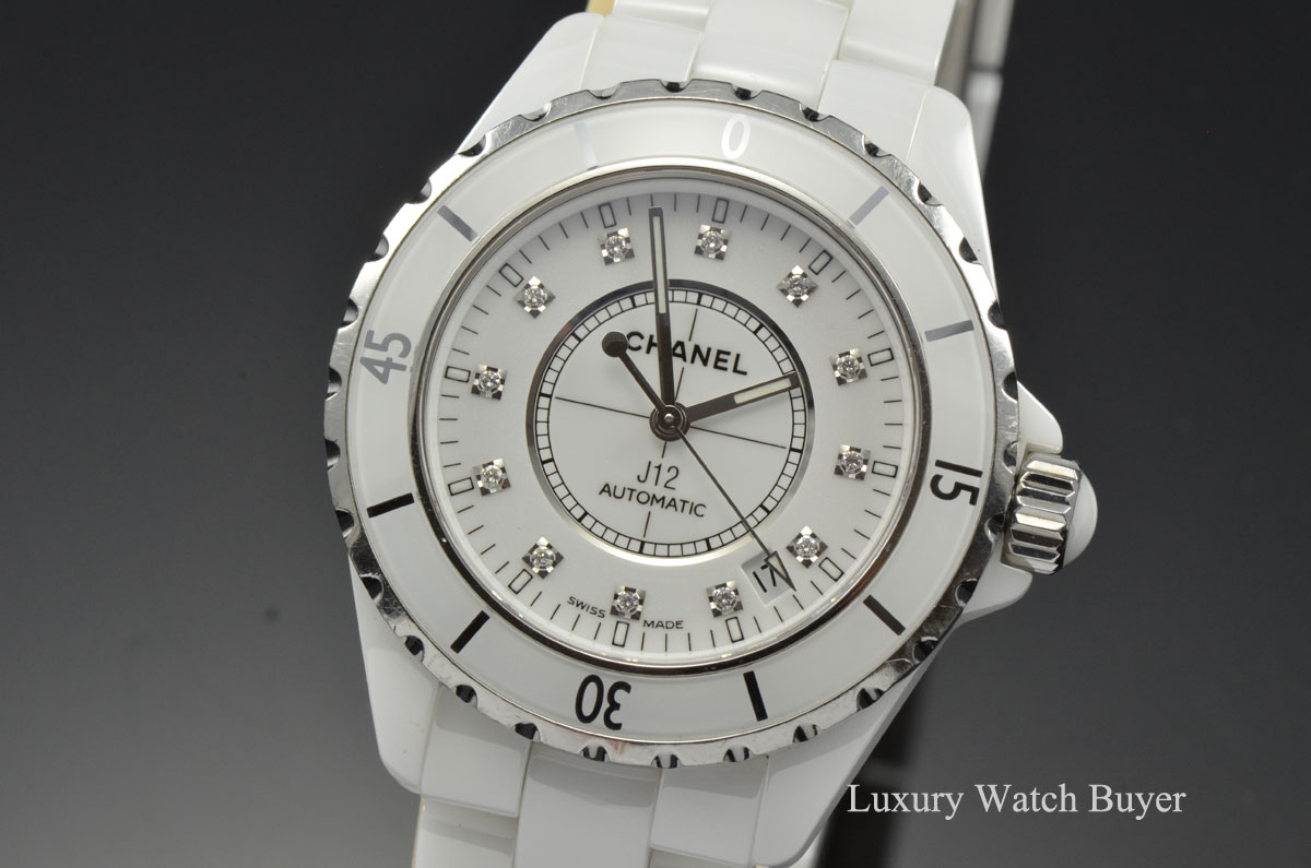 Chanel J12 H7189 White Ceramic & Stainless Steel Watch