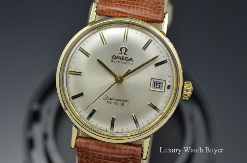 Omega Seamaster De Ville 14K Yellow Gold Automatic 34.5MM Watch KM6610 Luxury Brand Watches