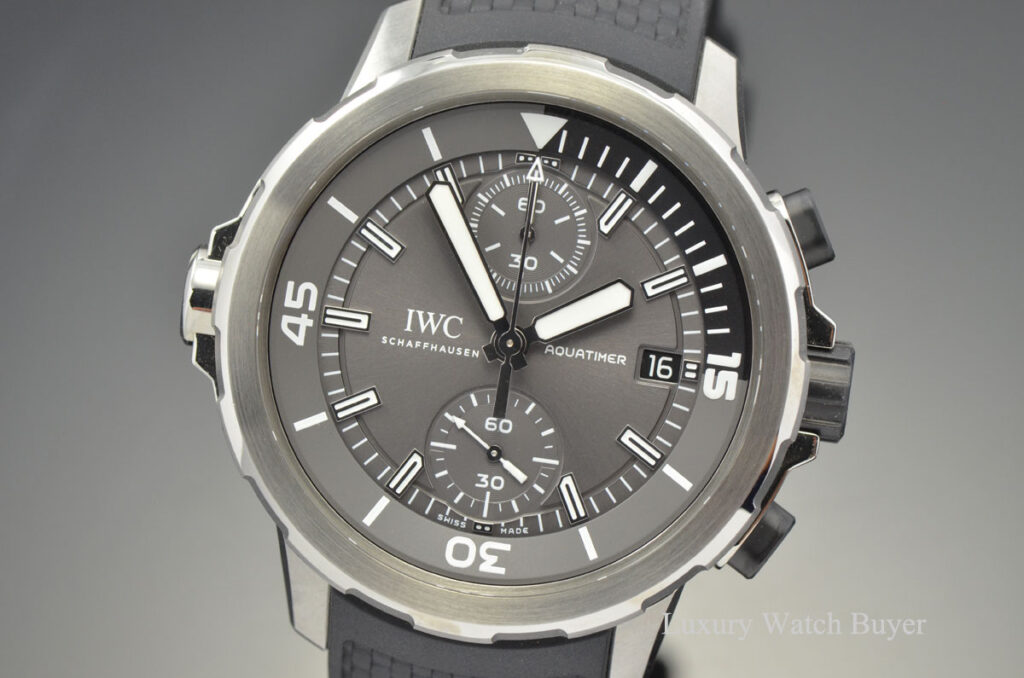 NEW IWC Aquatimer Chronograph Sharks Limited Edition Grey Dial