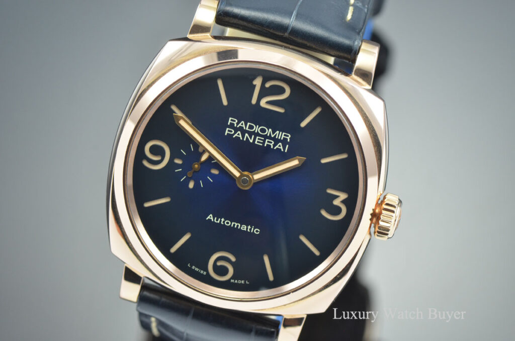 Panerai Radiomir 1940 3 Day Automatic 18K Red Gold 45MM Blue