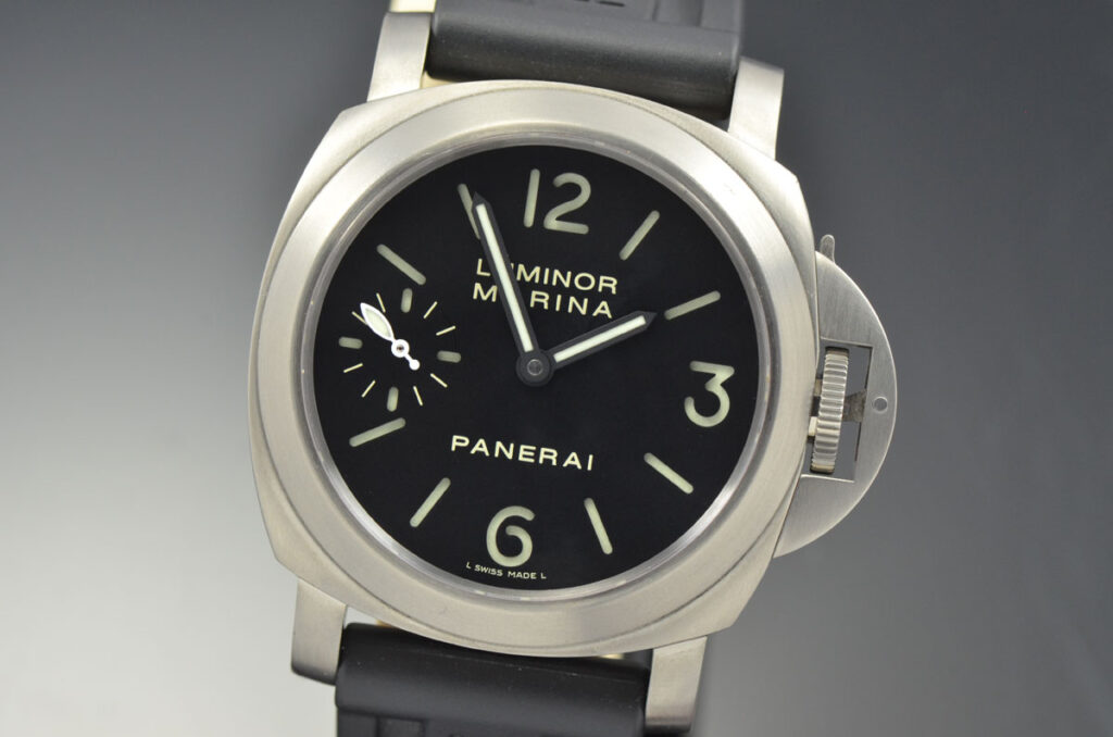 Panerai Luminor Marina Manual Wind Titanium 44MM Watch PAM177 O