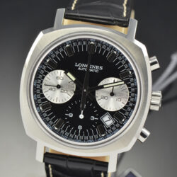 New Old Stock Longines Heritage 1973 Chronograph Stainless Steel