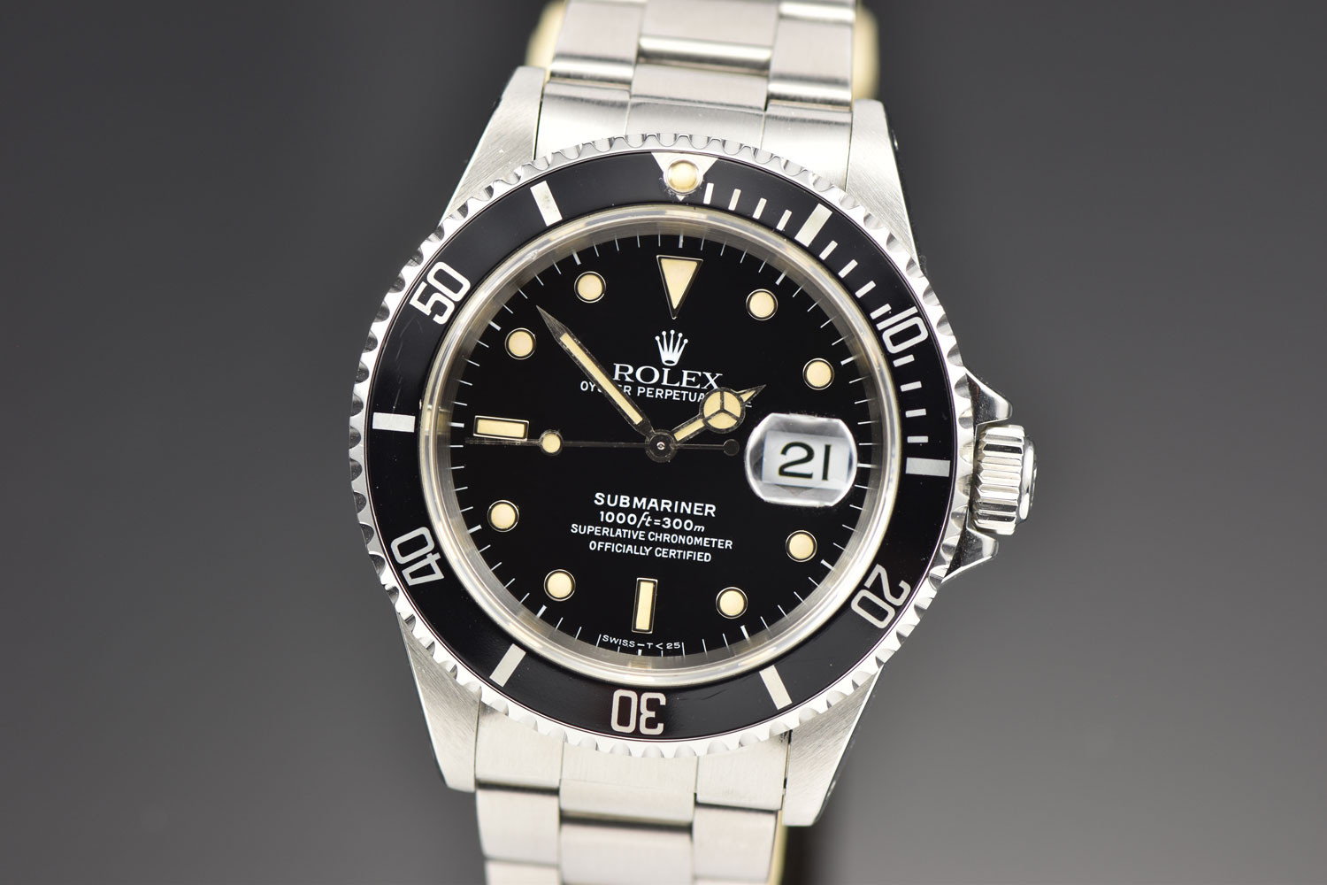 1997 Mens Rolex Submariner Date Stainless Steel Automatic 40MM