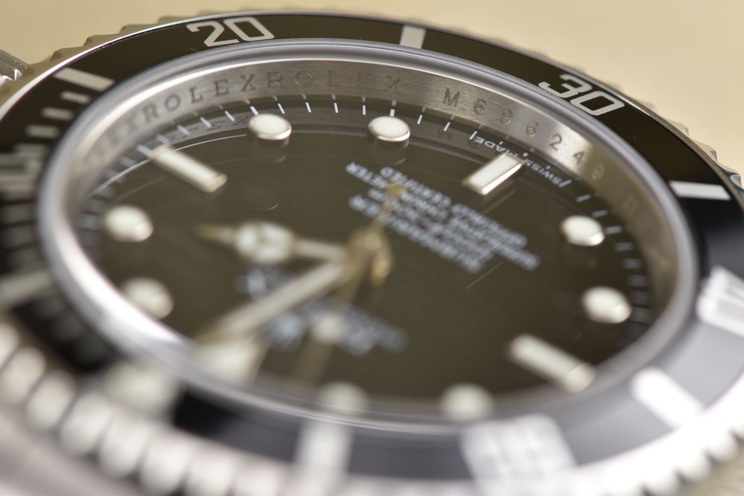 Rolex R74008 2008 Mens Rolex No Date Submariner 14060M 4-Liner Stainless Steel Watch ...