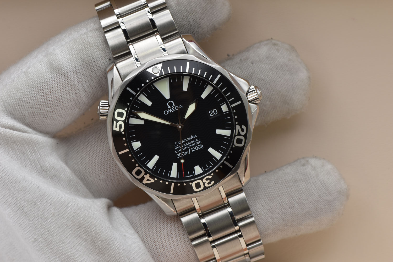 Mens Omega Seamaster Professional Chronometer 300M Automatic Stainless  Steel 41MM Watch Serviced By Omega Complete Set