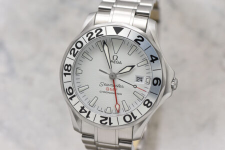 Mens Omega Seamaster GMT "Great White" Chronometer Stainless Steel 41MM Watch 2538.20 Full Set #6234