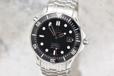 Mens Omega Red Seamaster Professional 300M Co-Axial Chronometer Automatic Black Wave Dial 41MM 212.30.41.20.01.002 #2500 Serviced B+P