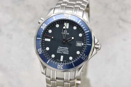 Mens Omega Seamaster Professional 300M "Bond" Blue Wave Dial Automatic 41MM Watch 2531.80 #4306