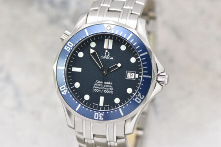 Mens Omega Seamaster Professional 300m "Bond" 41MM Automatic Blue Wave Dial Watch 2531.80 B+P #4266