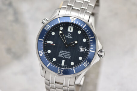 Mens Omega Seamaster Professional 300m "Bond" 41mm Automatic Blue Wave Dial Watch 2531.80 B+P #6167