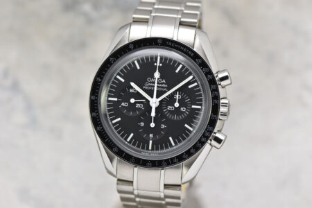 2019 Omega Speedmaster Manual Wind Moonwatch Chronograph 42MM Hesalite Watch 311.30.42.30.01.005 Big Box Set #60966