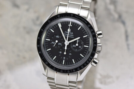 Omega Speedmaster Professional Moonwatch Black Tritium Dial Stainless Steel Manual Wind Watch 3570.50 B+P #6125