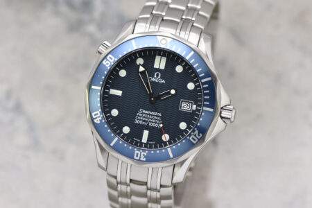 Mens Omega Seamaster Professional 300M "Bond" Blue Wave Dial Automatic 41MM Watch 2531.80 #4251