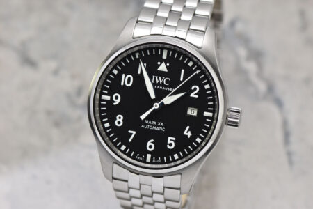 2024 IWC Pilot's Mark XX Black Dial Automatic Stainless Steel Watch IW328202 Full Set Serviced By IWC 10/2026 #1094CP
