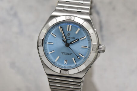 2026 Breitling Chronomat Ice Blue Dial 40MM Automatic Platinum Bezel Watch PB3114101C1A1 #1107CP